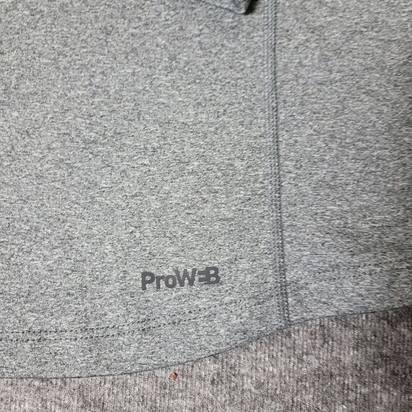 Spyder Proweb Mens Golf Sweater Size L Grey Black Crew Neck Fleece Long Sleeve - Picture 9 of 13